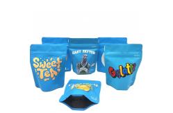 China 120g Digital Printed Stand Up Pouches OEM 3 Side Seal Flat Pouch supplier