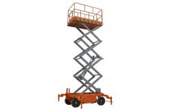 China 6m 500kg Hydraulic Mobile Scissor Lifting Platform Aerial Lift Platform supplier