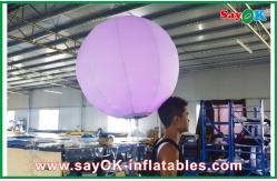 China 80cm DIA Inflatable Backpack Ball Lighting Nylon Cloth Windproof For Advertising supplier