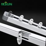 Extendable Aluminum Curtain Track Bracket Telescopic Double Curtain Track for sale