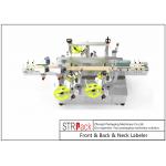 180pcs/Min Bottle Labeling Machine For Front Back Neck Surface Three Stickers