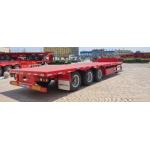 CIMC Q345B Steel 3 Axles 50-70 Tons Container Flatbed Semi Trailer for sale