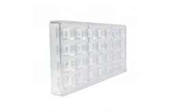 China PS DIY Square Shape Chocolate Mould 3D Polycarbonate Customized supplier