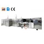PLC Waffle Basket Production Line Commercial Wafer Biscuit Making Machine for sale