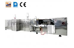 China PLC Waffle Basket Production Line Commercial Wafer Biscuit Making Machine supplier