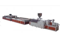 China Multilayer WPC Foam Board Machine with Siemens Motor / Omron Temperature Controller supplier