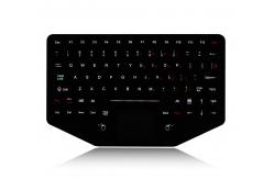 China Customized Mini 89 Key Silicone Industrial Keyboard Ruggedized Touchpad Keyboard supplier