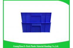 China 33L Plastic Stacking Boxes PP , Plastic Storage Crates  Rectangle Folding supplier