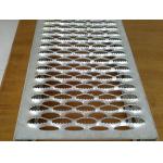 SGS Diamond Hole Metal Galvanized Steel Plank Grating Slip Resistant for sale