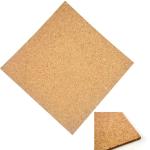 Heat Insulation Natural Cork Sheets For Message Board Underlayment Floor for sale