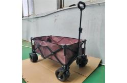 China Customizable Folding 4 Wheel Wagon All Direction Foldable Wagon Cart supplier