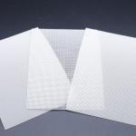 Mining And Chemical Square Polyester Wire Mesh Custom Aperture White Plain Weave for sale