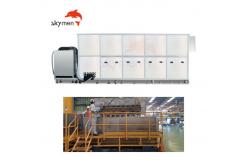 China 34.2KW Ultrasonic Cleaning Equipment For Turbo Blade Aerospace Component supplier