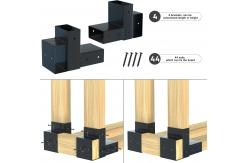 China Adjustable Heavy Duty Firewood Rack Bracket for 2x3 Timber Single-side Structure supplier