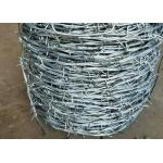 18 Gauge 4 Point 2 Strand Galvanized Barbed Wire Coils 20kg Coil