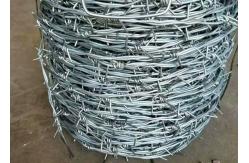 China 18 Gauge 4 Point 2 Strand Galvanized Barbed Wire Coils 20kg Coil supplier