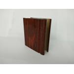 Extruded Wood Finish Aluminium Profiles Strong Impact Resistance for sale