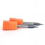 Solid Carbide 2 Flute Ball Nose End Mill 1mm HRC 50 For Steel Cnc Cutting Tools for sale