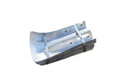 China Crowd Control Barrier Fence W Beam Guardrail Beam Dimensions Fishtail Terminal End supplier