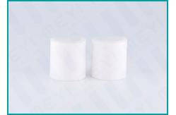 China 24mm White Disc Top Pet Bottle Caps / Shampoo Bottle Cap With Highly Sealed supplier