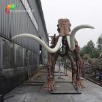 weather reistance Real Size Replica Animal Skeletons Mammuthus Model