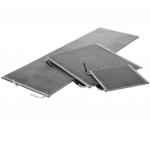 Freezer Flat Microchannel Heat Exchanger 36mm Wall Thickness for sale