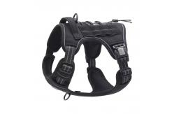 China Wholesale Manufacture K9 Reflective Soft Adjustable Breathable Tactical Dog Harness For Pet supplier