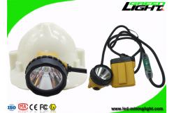 China High Brightness 25000lux Mining Cap Lights Rechargeable Safety Cable Flashing Lamp supplier