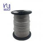 2USTC-F 0.2mm X 300 HF Insulated White Twisted Enameled Copper Silk Covered Litz Wire for sale