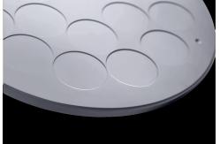 China 6 Inch Silicon Carbide SiC Coated Graphite Tray High Temperature Resistance Graphite Plates supplier
