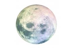 China Round Advertising Helium Balloon LED Inflatable Giant Moon Balloon supplier
