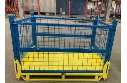 China Warehouse Q235 Wire Mesh Pallet Cage Heavy Duty For Lifting supplier