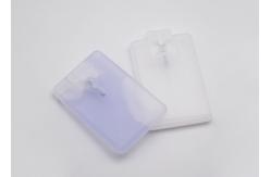 China Refillable Perfume Atomiser Spray Square Card Bottle supplier