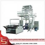 2 color Co - extrusion HDPE / LD / PE Film Blowing Machine with Two Layers for sale
