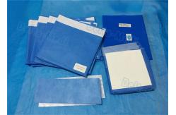 China Customized Procedure Packs Good Drape ability With Adhesive Drape And Mayo Cover supplier
