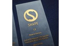 China BV Washable Transparent TPU Screen Printing Clothing Labels supplier
