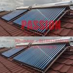 Rooftop Presssure Solar Water Heater 300L Compact Heat Pipe Solar Heating System for sale