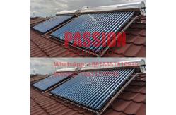 China Rooftop Presssure Solar Water Heater 300L Compact Heat Pipe Solar Heating System supplier
