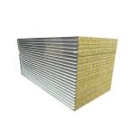 Soundproof Thermal Insulation Wall Rock Wool Sandwich Panel Metal Building Materials for sale