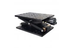 China Optical Experiment Manual Lab Jack Displacement Platform Shear With Large Load supplier