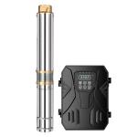 6 Inch 5.5kw 98 Meter Head ACDC Hybrid Solar Water Pump For Deep Well System for sale