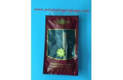 China Portable Red Moisturizing Zipper Cigar Bag With Transparent Window supplier