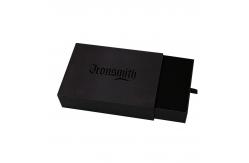 China ISO9001 Qualified Matte Black Necklace Boxes for Customized Packaging CMYK/PANTONE supplier