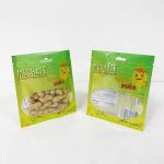 Custom Printing Biodegradable Plastic Zipper Three Side Sealed Packaging Bag With Clear Window for sale