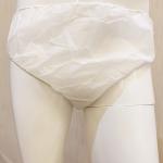 Unisex Double Layer Crotch Elasticated Nonwoven Underwear Disposable PP Triangle Shaped for sale