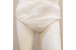 China Unisex Double Layer Crotch Elasticated Nonwoven Underwear Disposable PP Triangle Shaped supplier