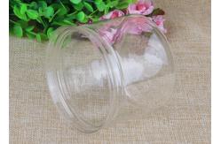 China Nut Clear Plastic Cylinder Round Candy Jar Tasteless Good Transparence supplier