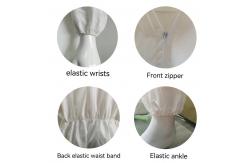 China Waterproof Microporous Hooded Isolation Coveralls Without Foots Cover Customization supplier