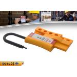 ZC-K46 New Non-conductive Nylon Locknshackle 6mm lockout HASP, Yellow HASP for sale