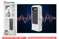 China 4AA Battery Power Supply Touchless Infrared Thermometer Sterilization Dispenser with Tripod Mount Holder supplier